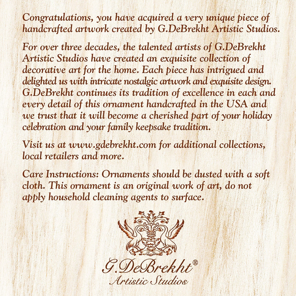 Nutcracker Mercury Glass Ornaments by G. Debrekht - Christmas Decor - 776023